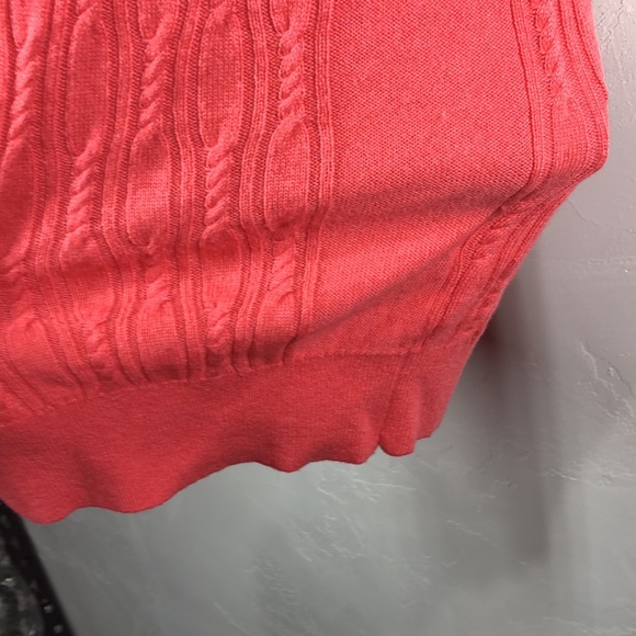 Banana Republic with Italian yarn by Filpucci coral sweater size small - Picture 5 of 10